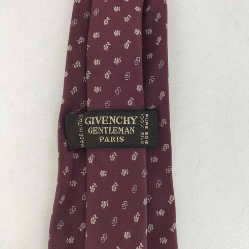 ジバンシィ GIVENCHY Pure Silk 総柄ネクタイ メンズ