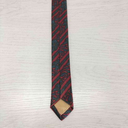 イヴサンローラン Yves Saint Laurent 総柄シルクネクタイ メンズ