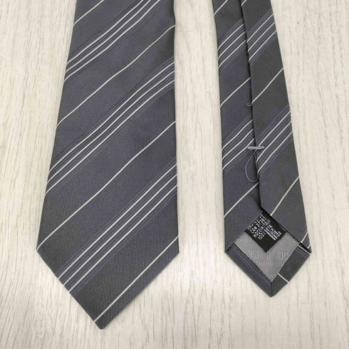 アルマーニコレツィオーニ ARMANI COLLEZIONI ストライプ柄シルクベクタイ メンズ