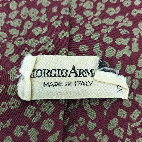 ジョルジオアルマーニ Giorgio Armani 総柄シルクネクタイ メンズ