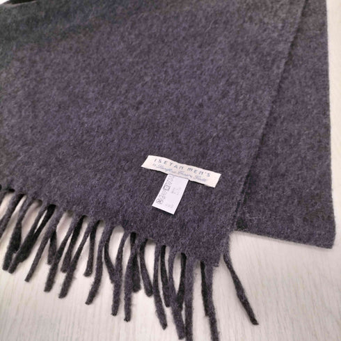 イセタンメンズ ISETAN MENS カシミヤ&ウール フリンジマフラー メンズ