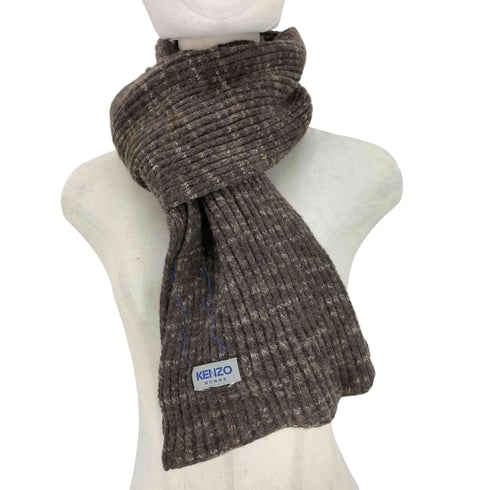 ケンゾーオム KENZO HOMME リブ編みマフラー メンズ