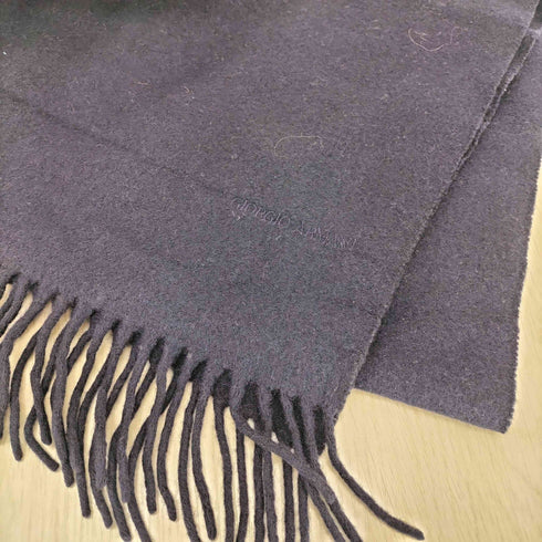 ジョルジオアルマーニ Giorgio Armani フリンジマフラー メンズ