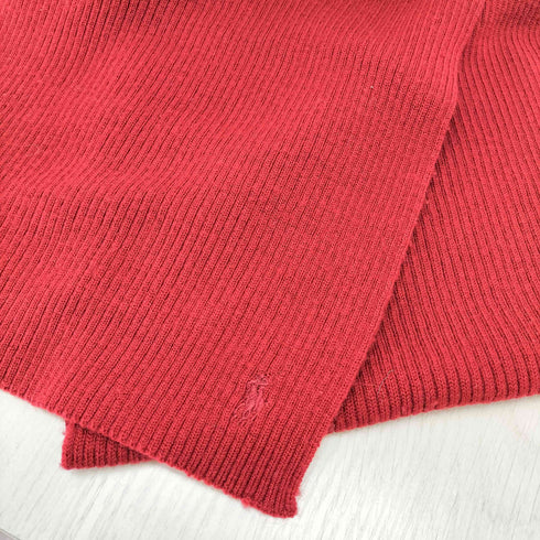 ラルフローレン RALPH LAUREN ウールリブ編みマフラー メンズ