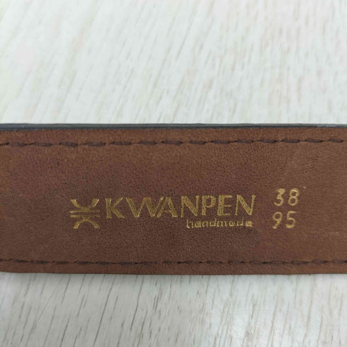 KWANPEN クロコダイル レザー ベルト メンズ