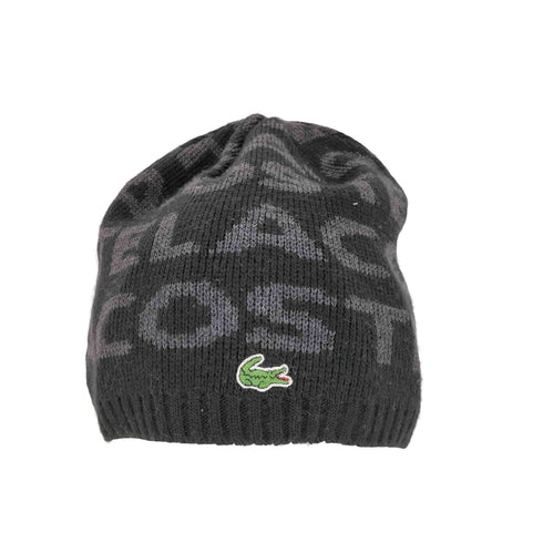 ラコステ LACOSTE ロゴデザイン ニット帽 メンズ FREE