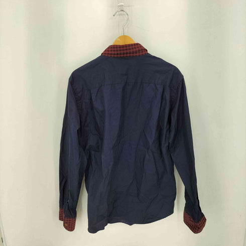 ヴィヴィアンウエストウッドマン Vivienne Westwood MAN 襟チェック柄 コットン 長袖シャツ メンズ JPN:50