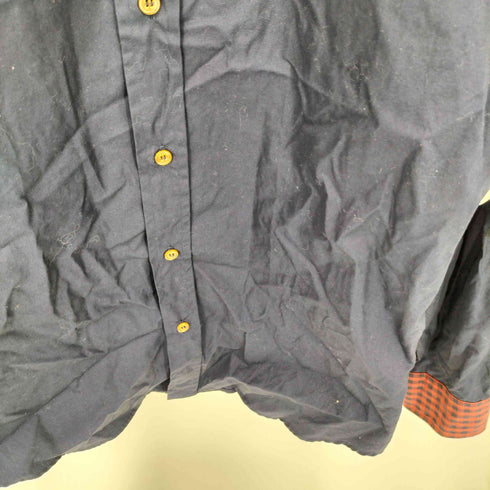 ヴィヴィアンウエストウッドマン Vivienne Westwood MAN 襟チェック柄 コットン 長袖シャツ メンズ JPN:50