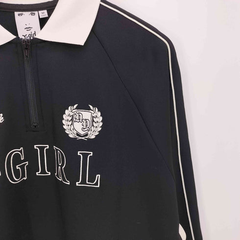 エックスガール X-girl 25ss HALF ZIP JERSEY DRESS ハーフジップ ジャージー ドレス レディース JPN:M