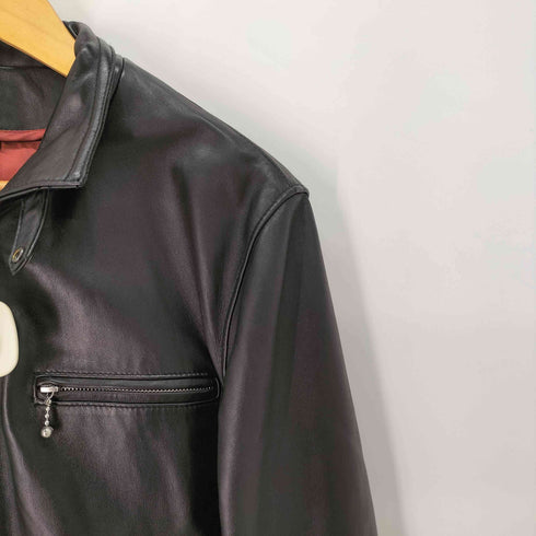 バッファローボブズ BUFFALO BOBS 21AW シープレザー シングルライダースジャケット メンズ JPN:4