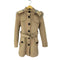 バーバリーブルーレーベル BURBERRY BLUE LABEL 裏地チェック セミロングコート レディース JPN:40