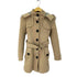 バーバリーブルーレーベル BURBERRY BLUE LABEL 裏地チェック セミロングコート レディース JPN:40