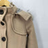 バーバリーブルーレーベル BURBERRY BLUE LABEL 裏地チェック セミロングコート レディース JPN:40