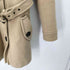 バーバリーブルーレーベル BURBERRY BLUE LABEL 裏地チェック セミロングコート レディース JPN:40