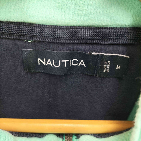 ノーティカ NAUTICA ロゴ刺繍 ハーフジップトップス メンズ JPN:M
