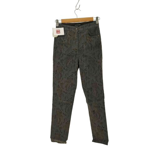 エトロ ETRO イタリア製 ペイズリーストレッチパンツ レディース