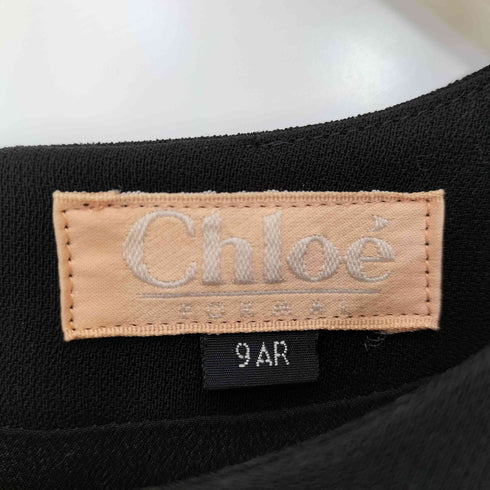 クロエ Chloe FORMAL レーヨンポリ 半袖 ワンピース レディース 9AR