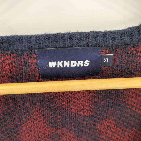 WKNDRS BURNING FUR CARDIGAN 総柄 カーディガン メンズ import:XL