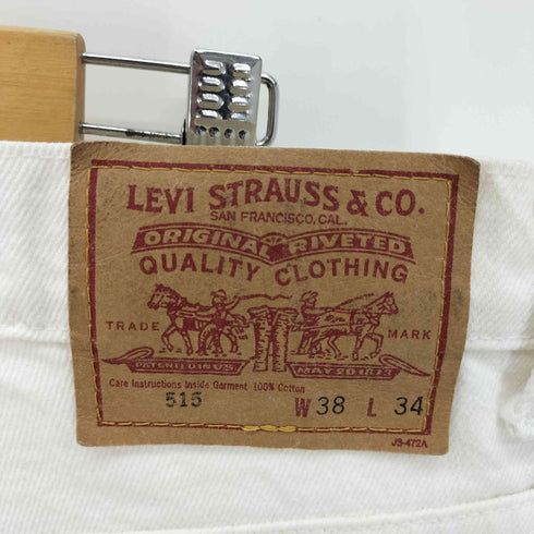 リーバイス Levis 90S 515 ボタン裏 359 刻印 紙パッチ ジップフライ デニムパンツ 96年製 メンズ W38 L34