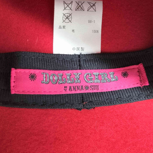 ドーリーガールバイアナスイ DOLLY GIRL BY ANNA SUI ウール100 リボンハット レディース