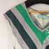 ステューシー Stussy 90S 紺タグ フロントプリント Vネック カットソー レディース US:8