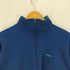 パタゴニア patagonia 80-90S USA製 ロゴ刺繍 裏起毛 紙タグ プルオーバー ハーフジップ フリースジャケット メンズ import:M