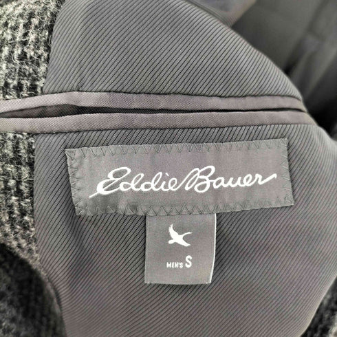 エディーバウアー Eddie Bauer Harris Tweed ウール チャック柄 2B テーラードジャケット メンズ import:S