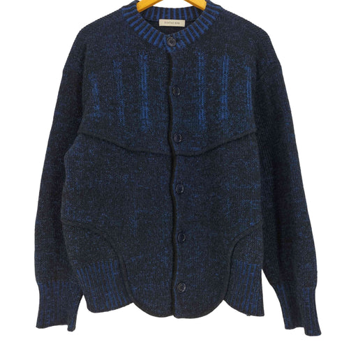 JUNTAE KIM 24AW BICOLOR CORSET KNIT CARDIGAN バイカラー コルセット ニット カーディガン メンズ import:M
