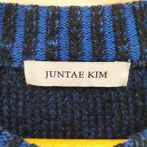 JUNTAE KIM 24AW BICOLOR CORSET KNIT CARDIGAN バイカラー コルセット ニット カーディガン メンズ import:M