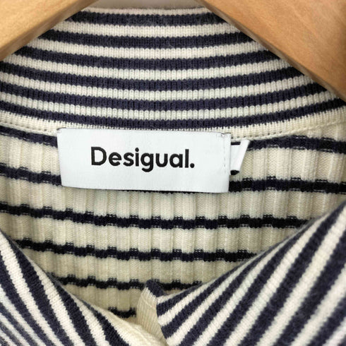 デシグアル Desigual ポロ襟ボタン付きセーター レディース M