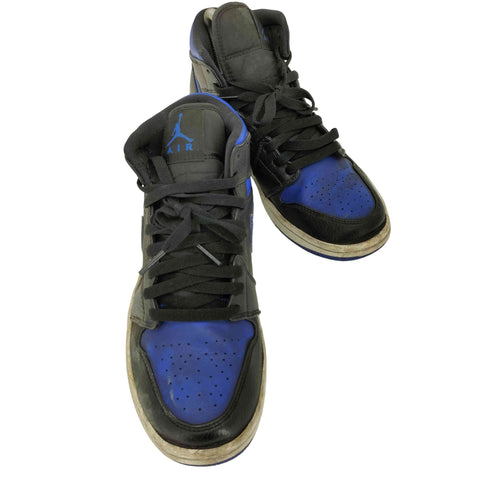 ジョーダンブランド JORDAN BRAND AIR JORDAN 1 MID BLACK/BLUE メンズ JPN:25.5
