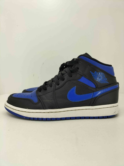 ジョーダンブランド JORDAN BRAND AIR JORDAN 1 MID BLACK/BLUE メンズ JPN:25.5