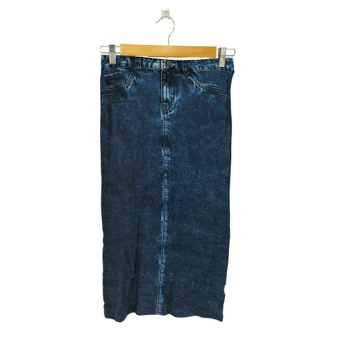 デシグアル Desigual デニムペイント タイトスカート レディース M