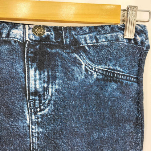デシグアル Desigual デニムペイント タイトスカート レディース M
