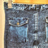 デシグアル Desigual デニムペイント タイトスカート レディース M