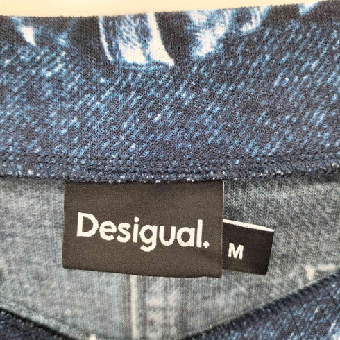 デシグアル Desigual デニムペイント タイトスカート レディース M