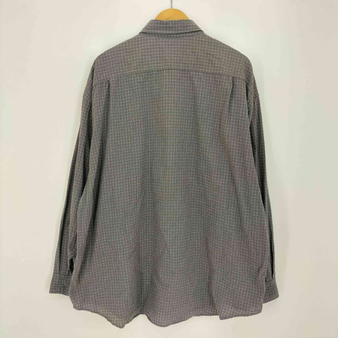 ヒンソン HINSON 25ss シワ加工 レギュラーカラー ロングスリーブチェックシャツ メンズ import:L
