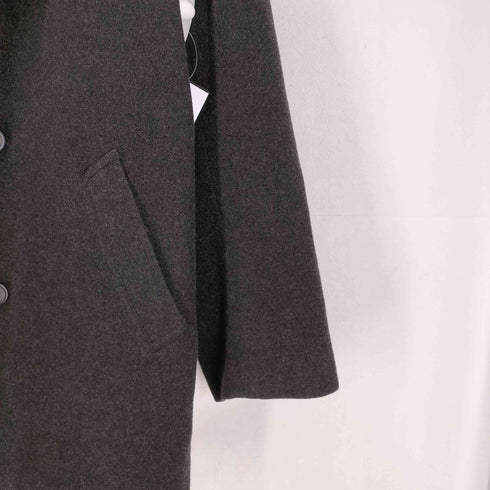 dolcis cashmere カシミヤ混エポレット付襟ニットピーコート メンズ M