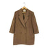 GRADE cashmere カシミヤ混ダブルチェスターコート レディース
