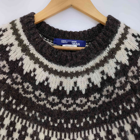 ジュンヤワタナベコムデギャルソンマン JUNYA WATANABE COMME des GARCONS MAN 21aw ノルディックパターン インターシャニット セーター メンズ JPN:M