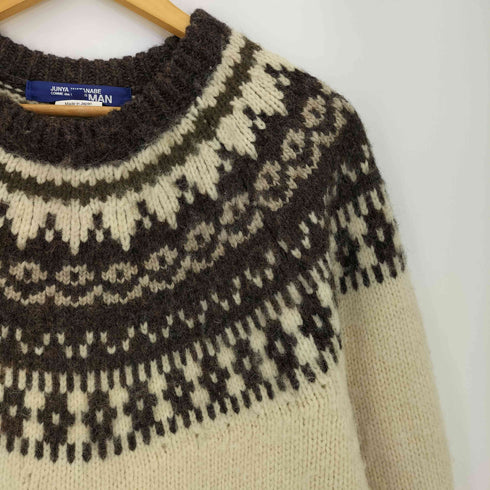 ジュンヤワタナベコムデギャルソンマン JUNYA WATANABE COMME des GARCONS MAN 21aw ノルディックパターン インターシャニット セーター メンズ JPN:M