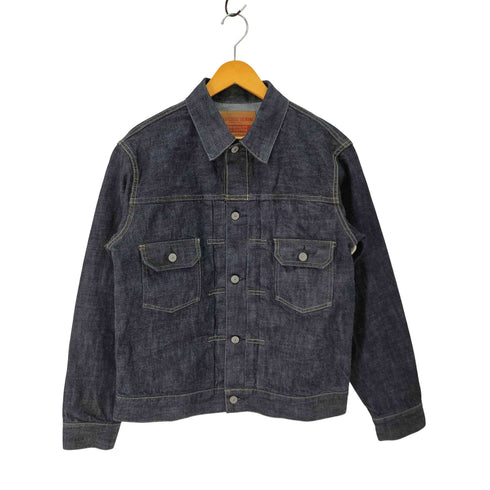 50s 復刻 2ndモデル 13.5oz セルビッジデニムワンウォッシュ デニム トラッカージャケット メンズ US:40