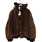 ボンネビル boneville 80S Vintage Hooded Lamb Leather Bomber Jacket MASSIMO OSTI オスティ期 裏地キルティング ヴィンテージ フーデット ラムレザー ボンバー ジャケット CP COMPANY メンズ 52