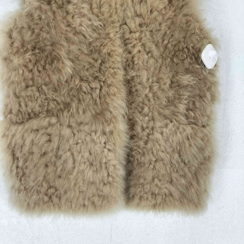 MERVEILLE H. cashmere goat カシミヤゴートファーベスト レディース