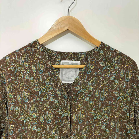 ビアズリー BEARDSLEY ギャザーブラウス シーズンレスアイテム ペイズリー レディース FREE