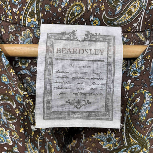 ビアズリー BEARDSLEY ギャザーブラウス シーズンレスアイテム ペイズリー レディース FREE