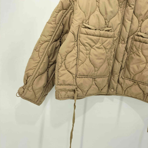 ザラ ZARA キルティング パフジャケット レディース import:L