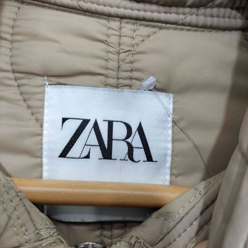 ザラ ZARA キルティング パフジャケット レディース import:L