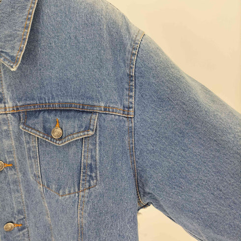 LABO キャラクタースパンコール刺繍 オーバーシルエット デニムジャケット メンズ JPN:L