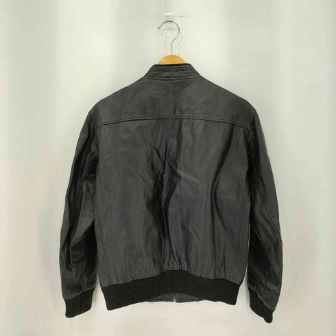 レザージップアップジャケット レディース M